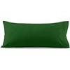 Elegant Comfort Lussuoso set di federe ultra morbide, 1500 in microfibra spazzolata di alta qualità, resistente alle pieghe, dimensioni della federa per il corpo, verde cacciatore