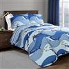 Lush Decor Shark Allover Trapunta Blu 2 Pz Twin