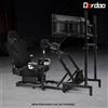 Dardoo Racing Sim Cockpit con Triple Monitor Stand Fit Logitech G923 G920 G29