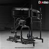 Dardoo Racing Simulator Cockpit con Triple Monitor Stand Fit Logitech G920 G27