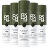 8X4 Men Deo Spray N°8 Wild Oak (5 x 150 ml), deodorante da uomo con profumo di terra e legnoso, 48 ore affidabile protezione anti-traspirante per pelli sensibili.