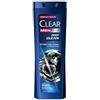 CLEAR Men Deep Clean Anti Dandruff Shampoo per uomo, Formula Deep Cleansing con carbone attivo, menta e tripla anti-dandruff, vitamina B3 e taurina, 360 ml - Fresh Scalp & Strong Hair PACK OF 3