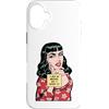Grandio Design Funny Pop Art Gifts Custodia per iPhone 16 Plus I May Be Wrong But I Doubt It Sarcastico Vintage Pop Art Girl