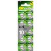 GP Batterie alcaline GP LR44 / AG13. 10 pezzi argento