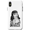 Grandio Design Funny Pop Art Gifts Custodia per iPhone X/XS I May Be Wrong But I Doubt It Sarcastico Vintage Pop Art Girl