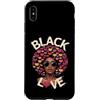 Storia nera Life Tee Co Custodia per iPhone XS Max Regina dei capelli afro Black Love