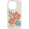 Hibiscus Watercolor Flower Aesthetic Custodia per iPhone 14 Pro Ibisco Fiori Tropicali Botanico Monstera Floreale