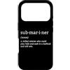 Pigboat Combat Open Sea Veteran Ocean De Custodia per iPhone 17 Pro Sottomarino sottomarino sommergibile a propulsione nucleare