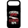 True Crime Merch for Investigative Crime Custodia per iPhone Air Esperto forense dalla nascita 1974 Compleanno a tema crimine vero