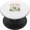 Trail Dog Mom Co Dog Mom on the Trail Adventure - Confezione da 2 cani da escursionismo PopSockets PopGrip Adesivo