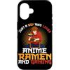 Ramen And Gaming Anime Gifts For Boys Ki Custodia per iPhone 16 Solo un ragazzo che ama anime ramen e gioco giapponese gamer