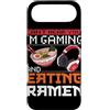 Ramen And Gaming Anime Gifts For Boys Ki Custodia per iPhone Air Non riesco a sentirti, sto giocando e mangiando Ramen Gamer giapponese