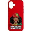 Cute Juneteenth Designs for Men Women Ki Custodia per iPhone 16 Juneteenth Ricordando i miei antenati Donne nere Juneteenth