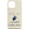 Literary Citrus Collective Custodia per iPhone 13 Pro Max Leggi un romanzo The Lemon Twist Book Lover Reader