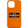 Miftees BBQ Tees Custodia per iPhone 13 Pro Max Licenza Texas Pitmaster Texas Pitmaster