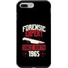 True Crime Merch for Investigative Crime Custodia per iPhone 7 Plus/8 Plus Esperto forense dalla nascita 1965 Compleanno a tema crimine vero