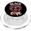 Storia nera Life Tee Co Regina dei capelli afro Black Love PopSockets PopGrip per MagSafe