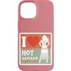 Modernes Damen t-shirt Herren Geburtstag Custodia per iPhone 15 I Love Hot Moms Boho T-Shirt Uomo Donna Frase Divertente