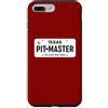 Miftees BBQ Tees Custodia per iPhone 7 Plus/8 Plus Licenza Texas Pitmaster Texas Pitmaster