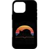 Reading Cat Lover Bookworm Mom Sunset Custodia per iPhone 16 Pro Max Prenota Mom Cat Lover va bene con una buona lettura