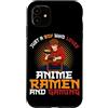 Ramen And Gaming Anime Gifts For Boys Ki Custodia per iPhone 11 Solo un ragazzo che ama anime ramen e gioco giapponese gamer