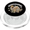Libro Lettura Lettore Dinosauro T-rex Ca Bookasaurus PopSockets PopGrip per MagSafe