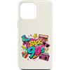 Funny Nineties 90s Costume Party Back to Custodia per iPhone 13 Pro Max Back to 90s Nostalgia Roller Skate Boombox Cassette anni Novanta