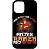 Ramen And Gaming Anime Gifts For Boys Ki Custodia per iPhone 12 mini Solo un ragazzo che ama anime ramen e gioco giapponese gamer