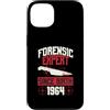 True Crime Merch for Investigative Crime Custodia per iPhone 13 Esperto forense dalla nascita 1964 Compleanno a tema crimine vero
