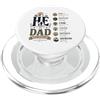 Paternal Faith Expressions He Is Dad Guide Protector Forte design Christian Father PopSockets PopGrip per MagSafe