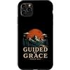 Christian Hiking Faith Mountain Scriptur Custodia per iPhone 11 Pro Max Guidati da Grazia Salmo 32 8 Escursioni cristiane