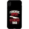 True Crime Merch for Investigative Crime Custodia per iPhone XS Max Esperto forense dalla nascita 1968 Compleanno a tema crimine vero