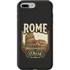 Roma Italia Ancient Colosseum Roman Trav Custodia per iPhone 7 Plus/8 Plus Vintage Roma Italia Colosseo Antico Romano Punto di riferimento 1