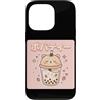 Kawaii Boba Tea Japan Otaku Bubble Milk Custodia per iPhone 13 Pro Kawaii Bubble Boba Latte Tea Amante Giappone Otaku Manga Tapioca