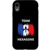 France Team Hexagone Drapeau Blau Blanc Custodia per iPhone XR France Team Hexagone Sport Bandiera Blau Bianco Rosso Giglio
