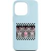 Bubblegum Kitten Co Custodia per iPhone 13 Pro Simpatico gattino rosa fiocco divertente Bubblegum Cat Lover Heart design