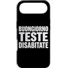 Umorismo italiano sarcasmo frasi diverte Custodia per iPhone Air Buongiorno Teste Disabitate Scrive Bold Umorismo English