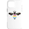 Pansexual Flag Bee Tees Custodia per iPhone 16 Pro Max Bandiera pansessuale ape