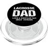 LACROSSE GEAR Lacrosse Dad Like A Regular Father Only Cooler - Citazione divertente PopSockets PopGrip per MagSafe