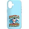 Shark Gifts For Surfers Custodia per iPhone 17 Salato E Stoked Estate Surfing Citazione Carino Shark Surfer