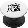 Fraxoweb Tutti meritano una citazione che dà potere alla voce PopSockets PopGrip Adesivo