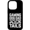 Dog Father Gamer Pup Lover Custodia per iPhone 14 Pro Gioco Cane Papà Vittoria Schermo E Scodinzolante Code
