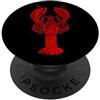 The Dominant Lobster Crostaceo di aragosta Peterson Dr. Gerarchia dominanza PopSockets PopGrip Adesivo