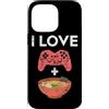 Ramen And Gaming Anime Gifts For Boys Ki Custodia per iPhone 14 Pro Max I Love Gaming Ramen giapponese Noodle Bowl Controller Gamer