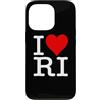 I HEART LOVE RHODE ISLAND Custodia per iPhone 13 Pro I LOVE HEART RODE ISLAND RI