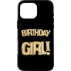 Birthday Party Wear and Gifts Custodia per iPhone 16 Pro Max Grafica di compleanno ragazza in palloncini