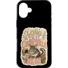 Jimbeels Custodia per iPhone 16 Plus Long Tail Chinchilla Mom Roditore