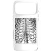 Funny Easy Lazy Halloween Costumes Custodia per iPhone 17 Pro Max X-Ray Skeleton Rib Cage Ossa Anatomia Costume di Halloween