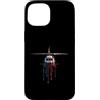 Paint Dripping Patriotic 4th of July US Custodia per iPhone 15 Elicottero Pilota Aviazione Bandiera Americana USA Drip Graffiti