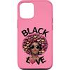 Storia nera Life Tee Co Custodia per iPhone 12/12 Pro Capelli afro neri della regina dell'amore